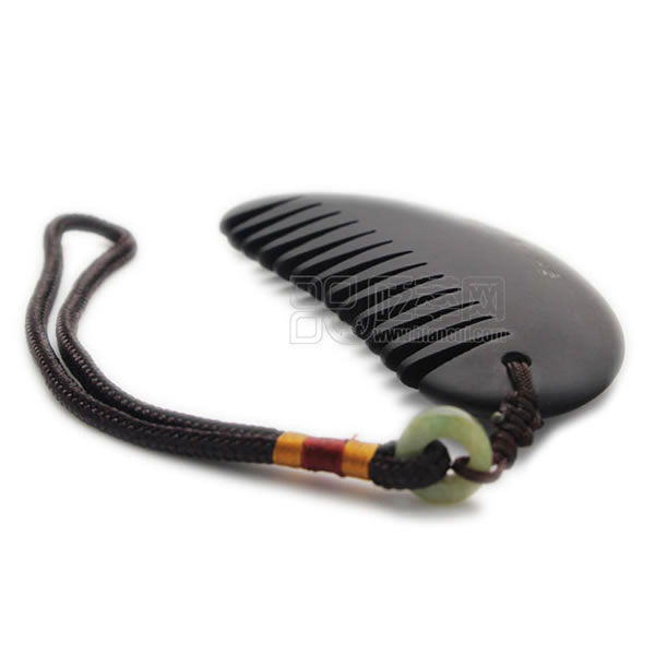 泗濱砭石男梳,砭石梳子圖2