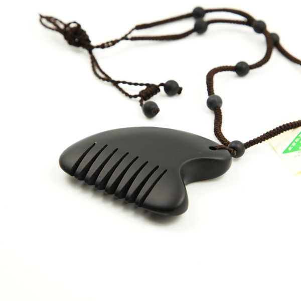 砭石梳子掛件,砭石梳子圖2