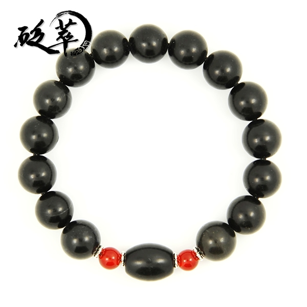 泗濱砭石11mm手鏈,砭石手鏈圖2