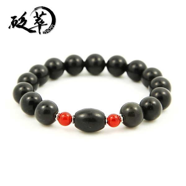 泗濱砭石11mm手鏈,砭石手鏈圖1