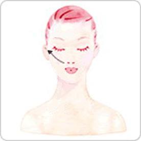 眼部刮痧美容的手法4